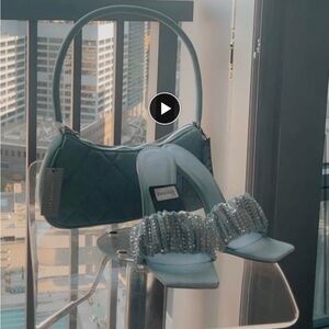 Purse & Heel Set : Denim Diamond Princess